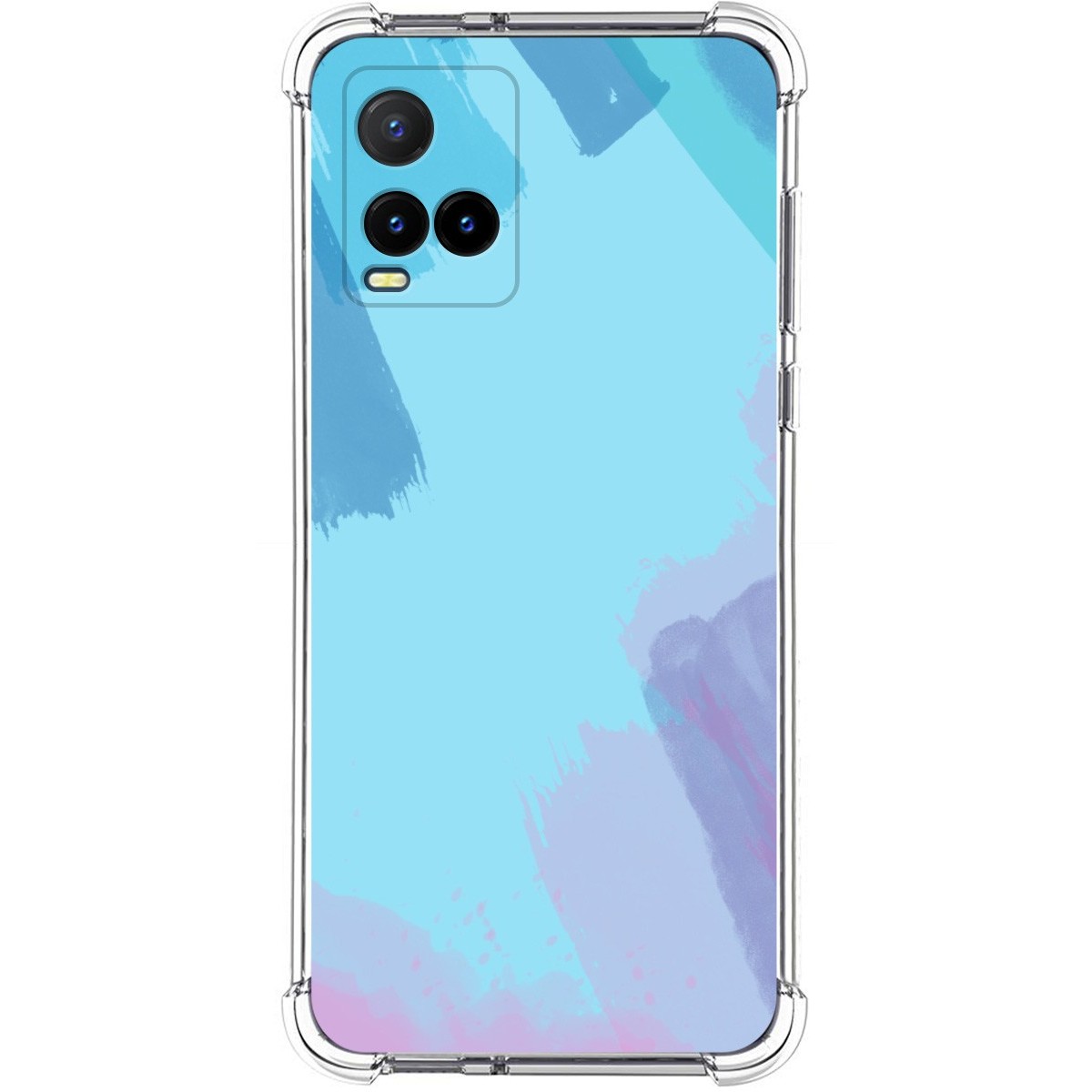Funda Silicona Antigolpes para Vivo Y21 / Y21s / Y33s diseño Acuarela 10 Dibujos