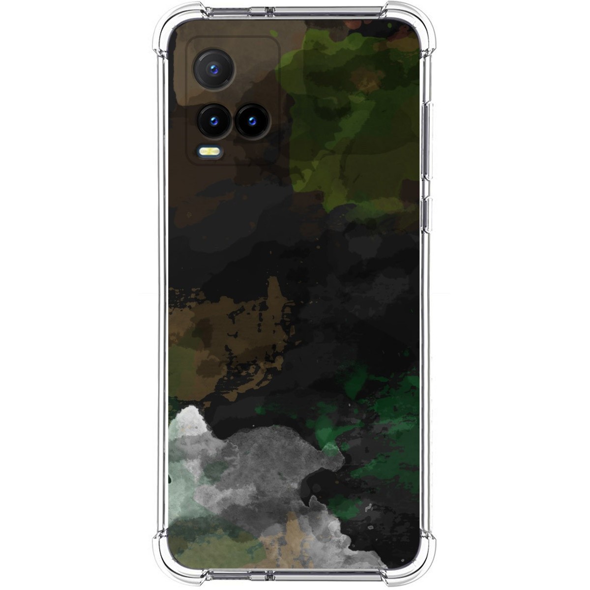 Funda Silicona Antigolpes para Vivo Y21 / Y21s / Y33s diseño Acuarela 12 Dibujos