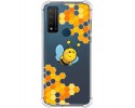 Funda Silicona Antigolpes para TCL 20 R 5G diseño Abeja Dibujos