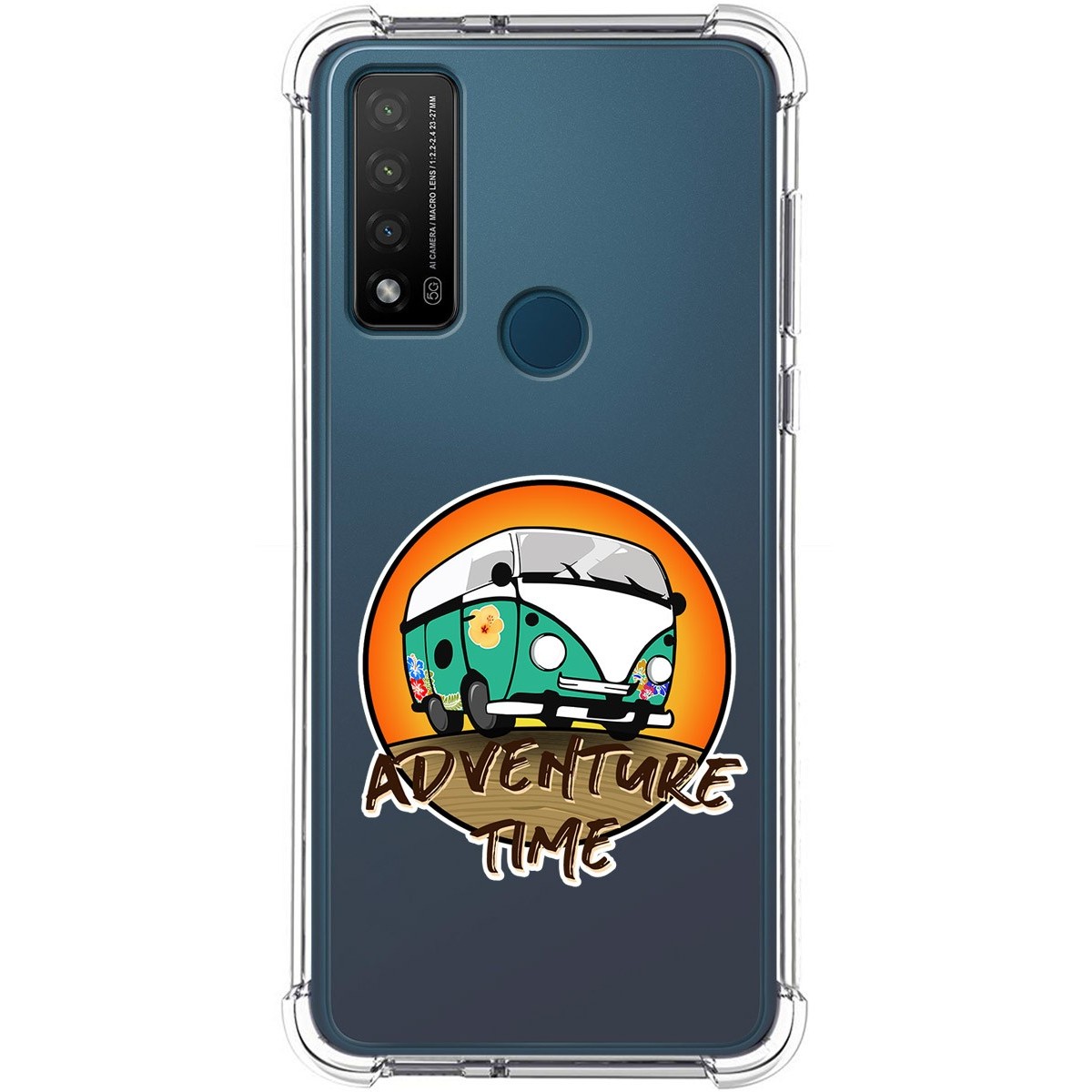 Funda Silicona Antigolpes para TCL 20 R 5G diseño Adventure Time Dibujos