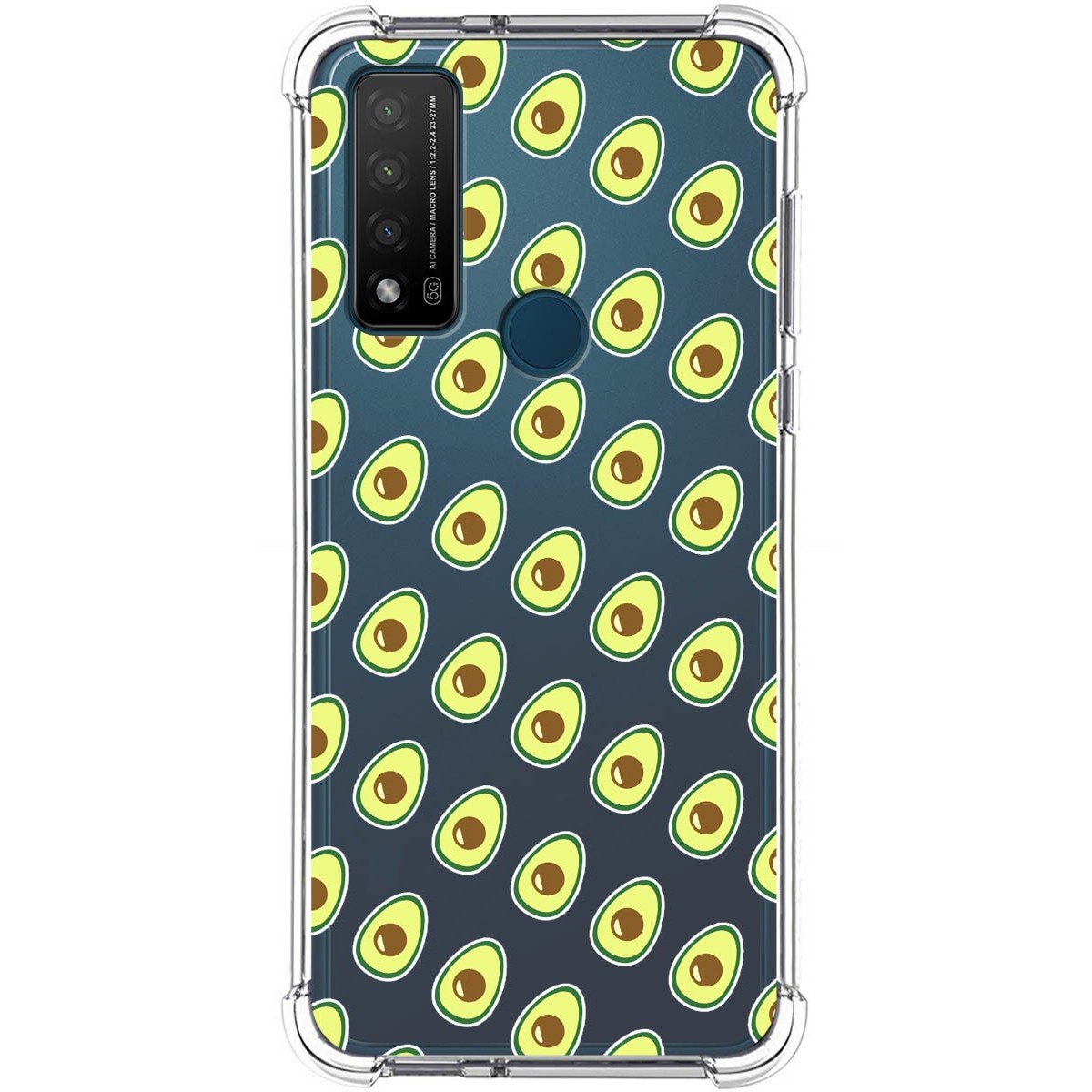 Funda Silicona Antigolpes para TCL 20 R 5G diseño Aguacate Dibujos