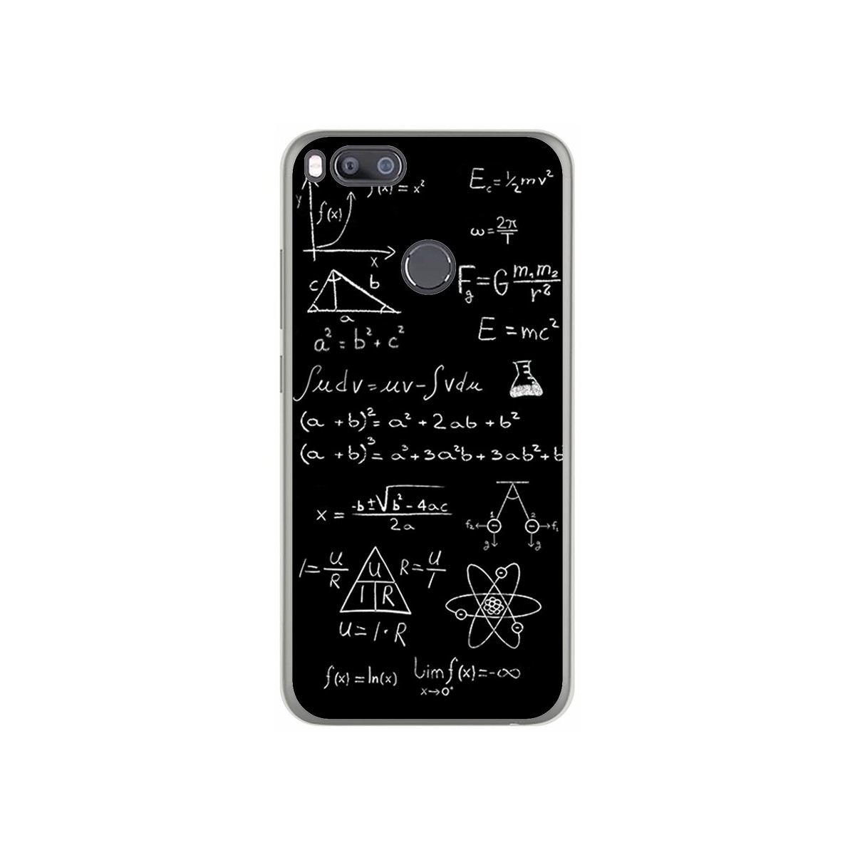 Funda Gel Tpu para Xiaomi Mi 5X / Mi A1 Diseño Formulas Dibujos