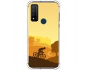 Funda Silicona Antigolpes para TCL 20 R 5G diseño Ciclista Dibujos