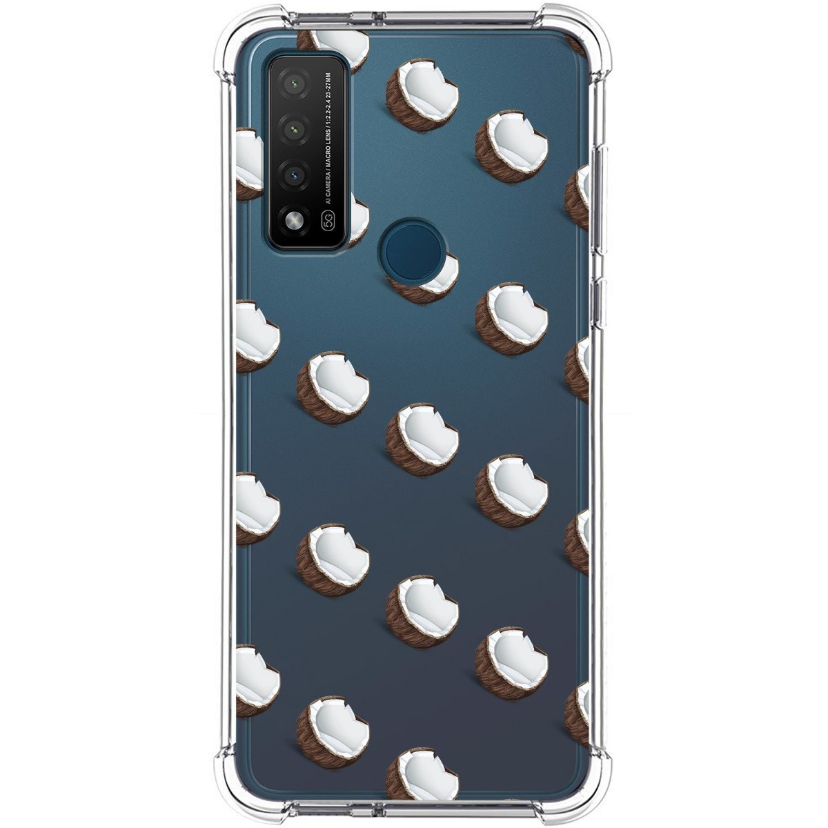 Funda Silicona Antigolpes para TCL 20 R 5G diseño Cocos Dibujos