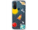 Funda Silicona Antigolpes para TCL 20 R 5G diseño Espacio Dibujos