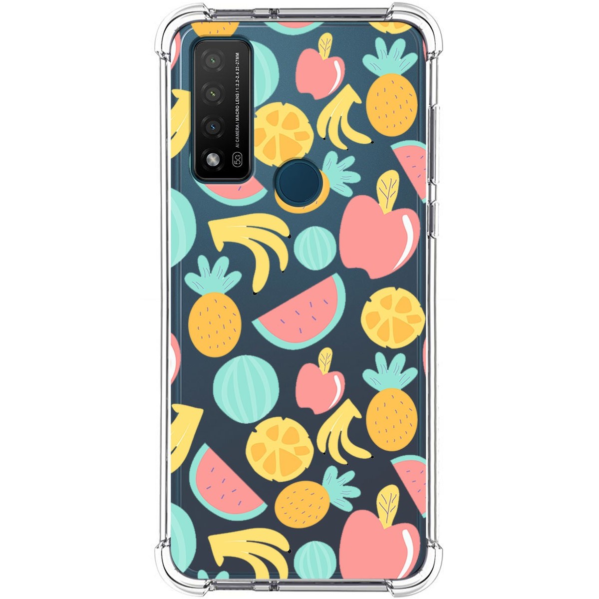 Funda Silicona Antigolpes para TCL 20 R 5G diseño Frutas 02 Dibujos