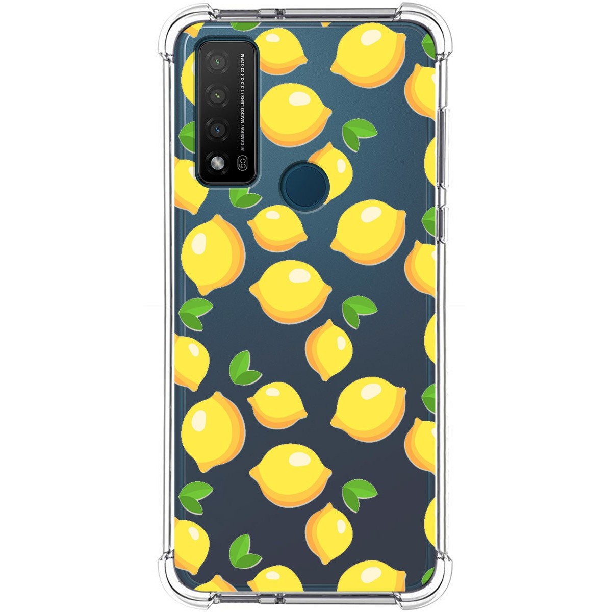 Funda Silicona Antigolpes para TCL 20 R 5G diseño Limones Dibujos