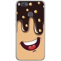 Funda Gel Tpu para Xiaomi Mi 5X / Mi A1 Diseño Helado Chocolate Dibujos