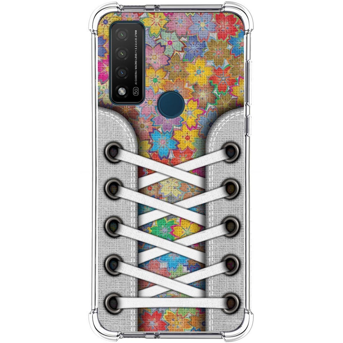 Funda Silicona Antigolpes para TCL 20 R 5G diseño Zapatillas 05 Dibujos