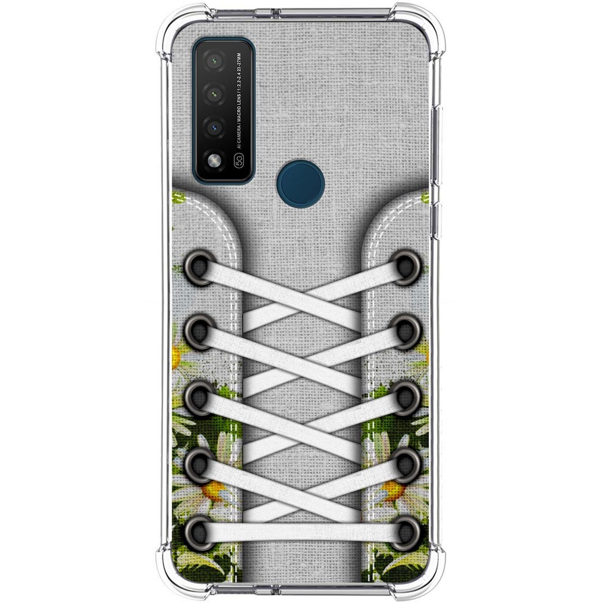 Funda Silicona Antigolpes para TCL 20 R 5G diseño Zapatillas 08 Dibujos