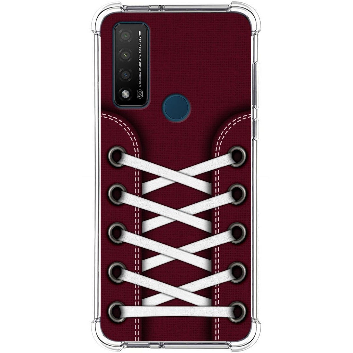 Funda Silicona Antigolpes para TCL 20 R 5G diseño Zapatillas 17 Dibujos