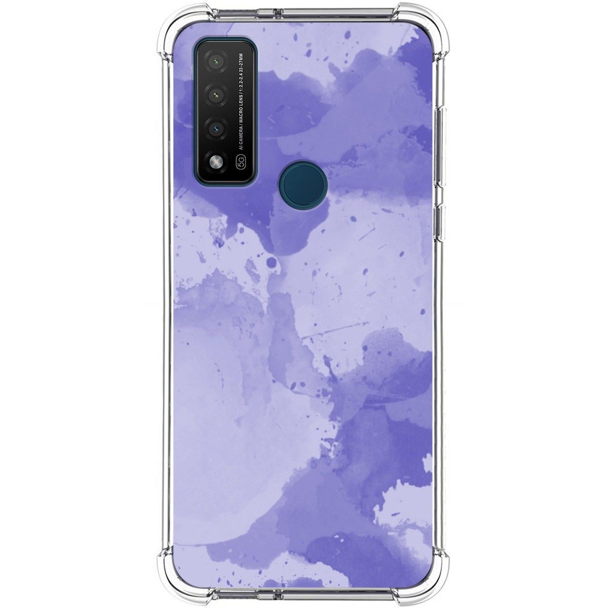 Funda Silicona Antigolpes para TCL 20 R 5G diseño Acuarela 01 Dibujos