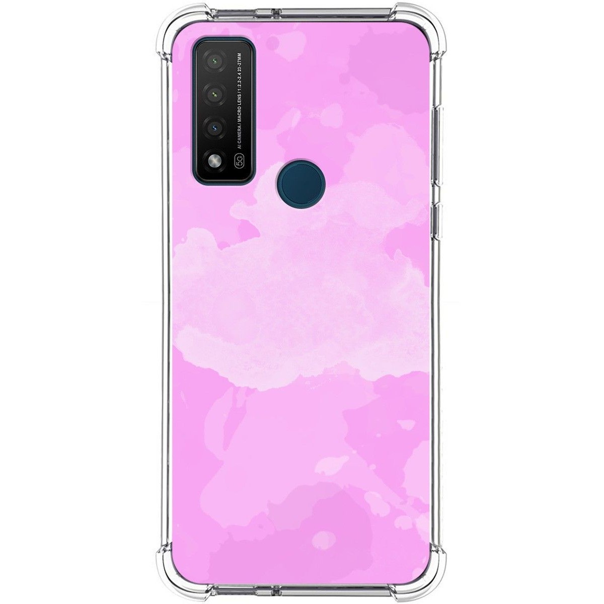 Funda Silicona Antigolpes para TCL 20 R 5G diseño Acuarela 04 Dibujos