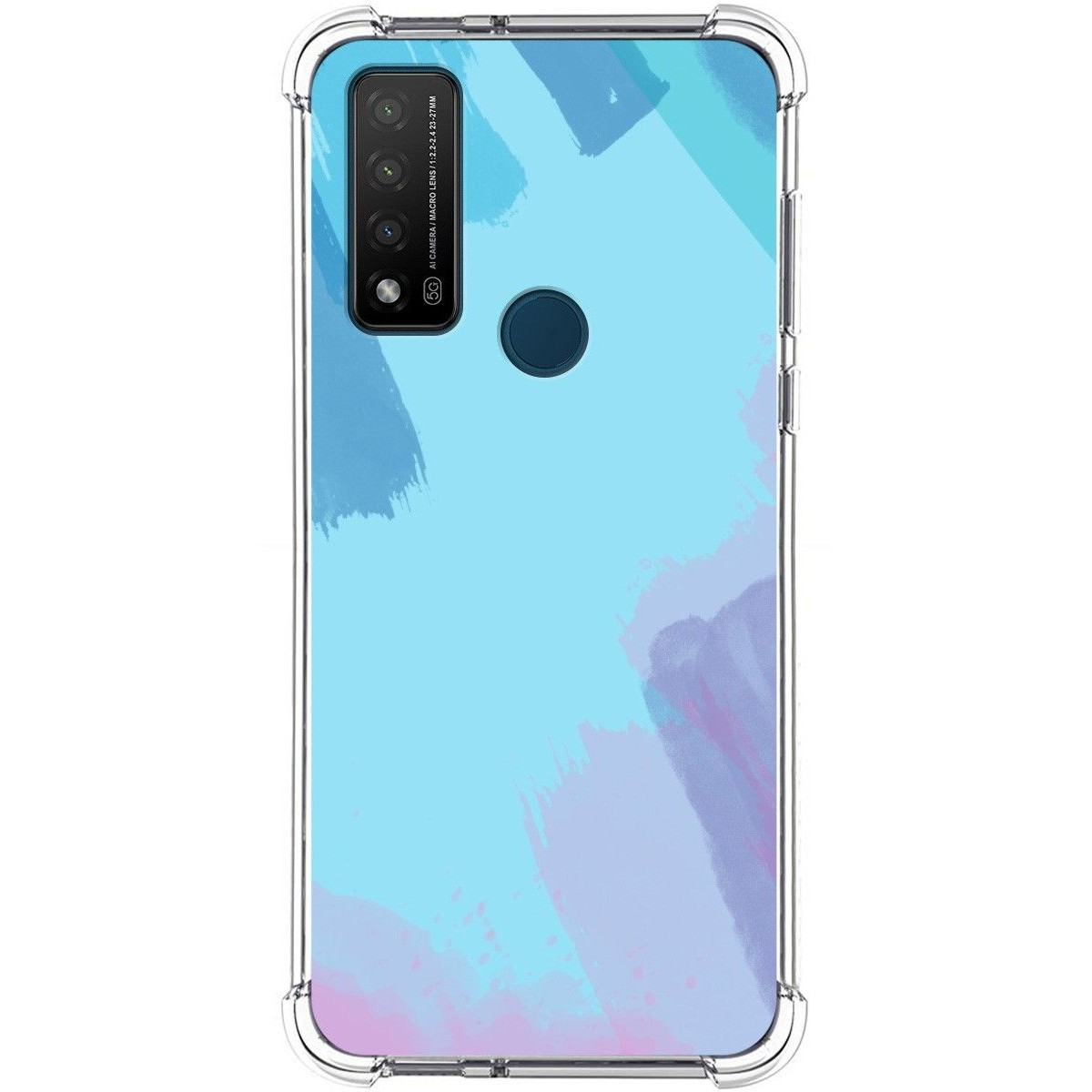 Funda Silicona Antigolpes para TCL 20 R 5G diseño Acuarela 10 Dibujos