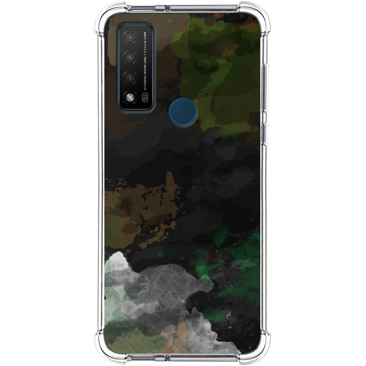Funda Silicona Antigolpes para TCL 20 R 5G diseño Acuarela 12 Dibujos
