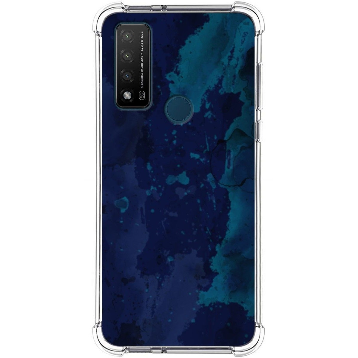 Funda Silicona Antigolpes para TCL 20 R 5G diseño Acuarela 13 Dibujos