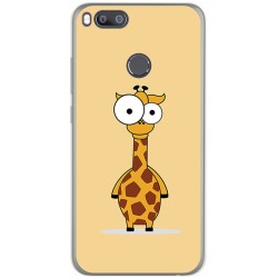 Funda Gel Tpu para Xiaomi Mi 5X / Mi A1 Diseño Jirafa Dibujos
