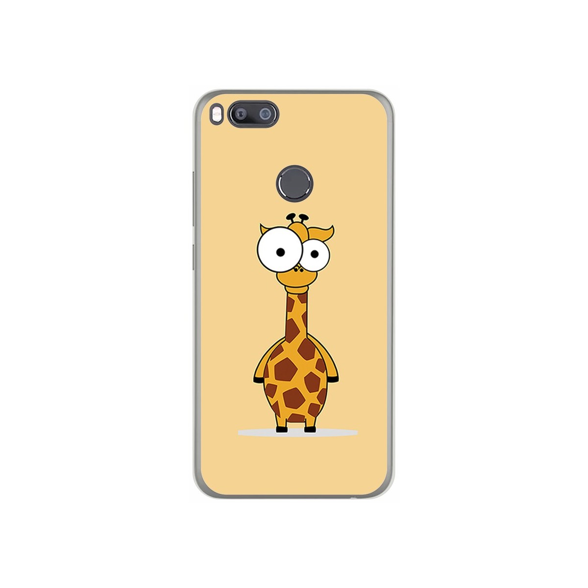 Funda Gel Tpu para Xiaomi Mi 5X / Mi A1 Diseño Jirafa Dibujos