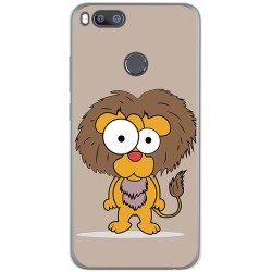 Funda Gel Tpu para Xiaomi Mi 5X / Mi A1 Diseño Leon Dibujos