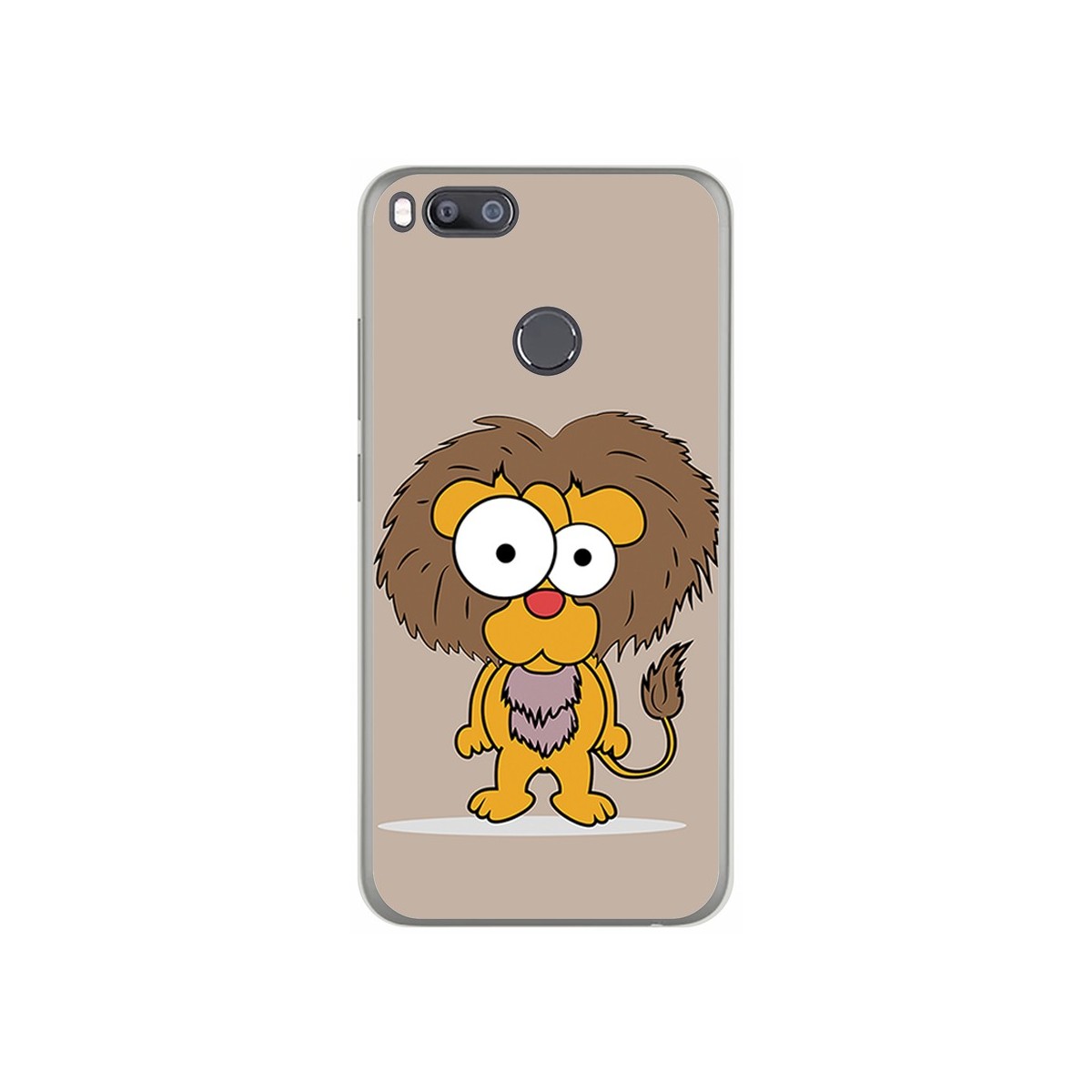 Funda Gel Tpu para Xiaomi Mi 5X / Mi A1 Diseño Leon Dibujos