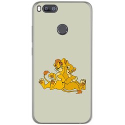 Funda Gel Tpu para Xiaomi Mi 5X / Mi A1 Diseño Leones Dibujos
