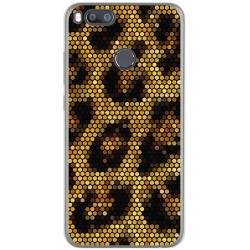 Funda Gel Tpu para Xiaomi Mi 5X / Mi A1 Diseño Leopardo Dibujos