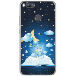 Funda Gel Tpu para Xiaomi Mi 5X / Mi A1 Diseño Libro Cuentos Dibujos