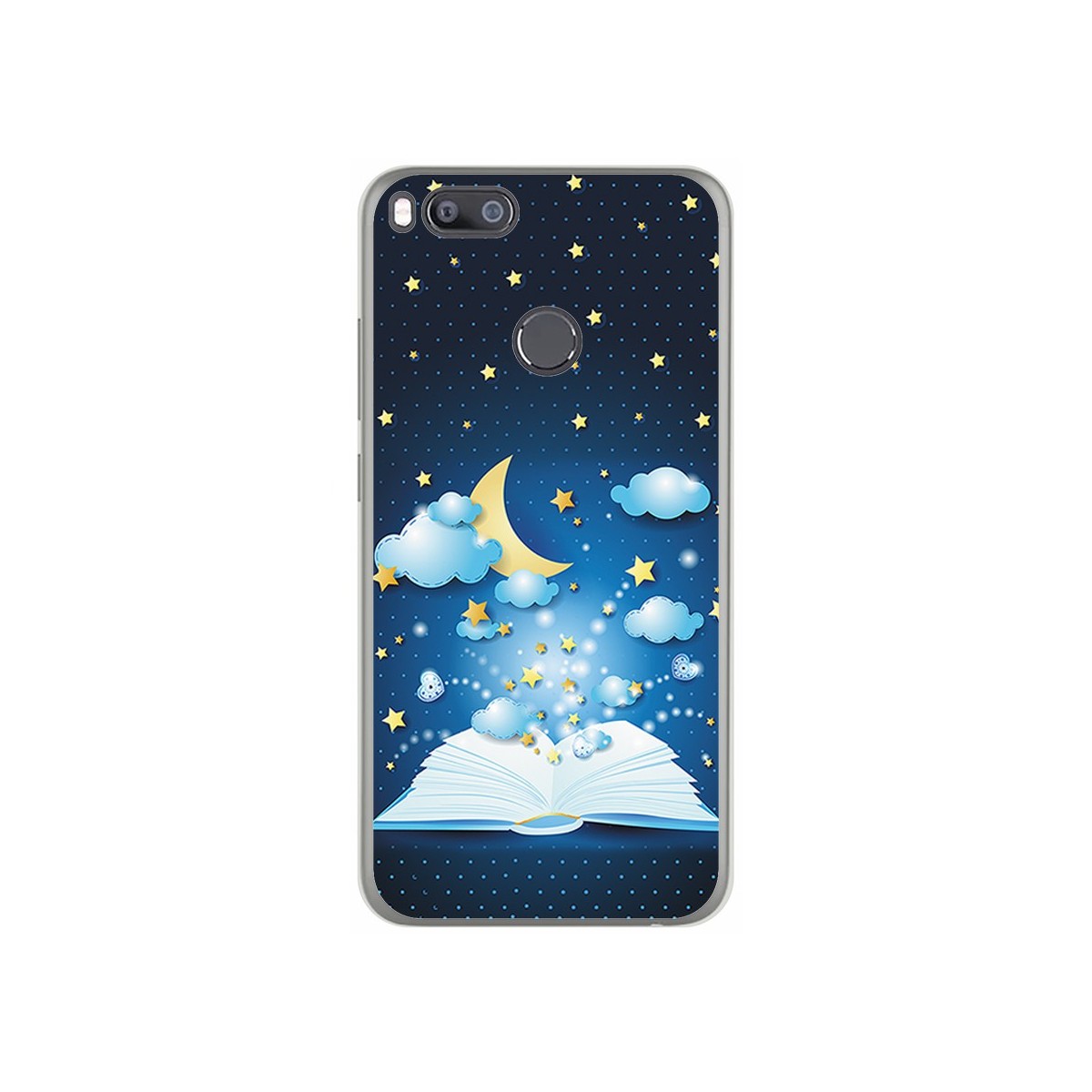 Funda Gel Tpu para Xiaomi Mi 5X / Mi A1 Diseño Libro Cuentos Dibujos