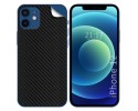 Pegatina Vinilo Autoadhesiva Textura Carbono compatible con Iphone 12 / 12 Pro (6.1)