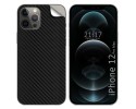 Pegatina Vinilo Autoadhesiva Textura Carbono compatible con Iphone 12 Pro Max (6.7)