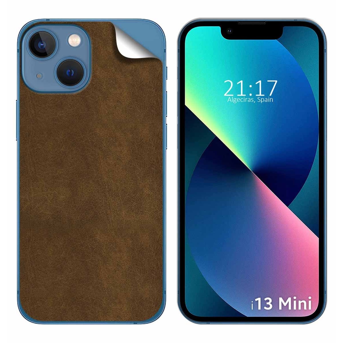 Pegatina Vinilo Autoadhesiva Textura Piel compatible con Iphone 13 Mini (5.4)