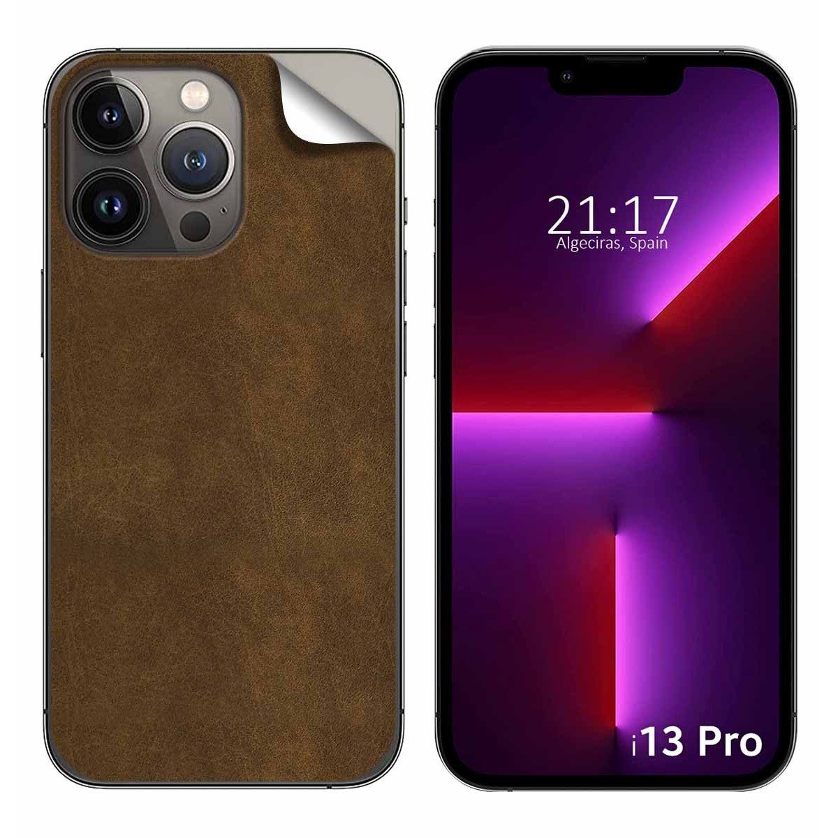Pegatina Vinilo Autoadhesiva Textura Piel compatible con Iphone 13 Pro (6.1)