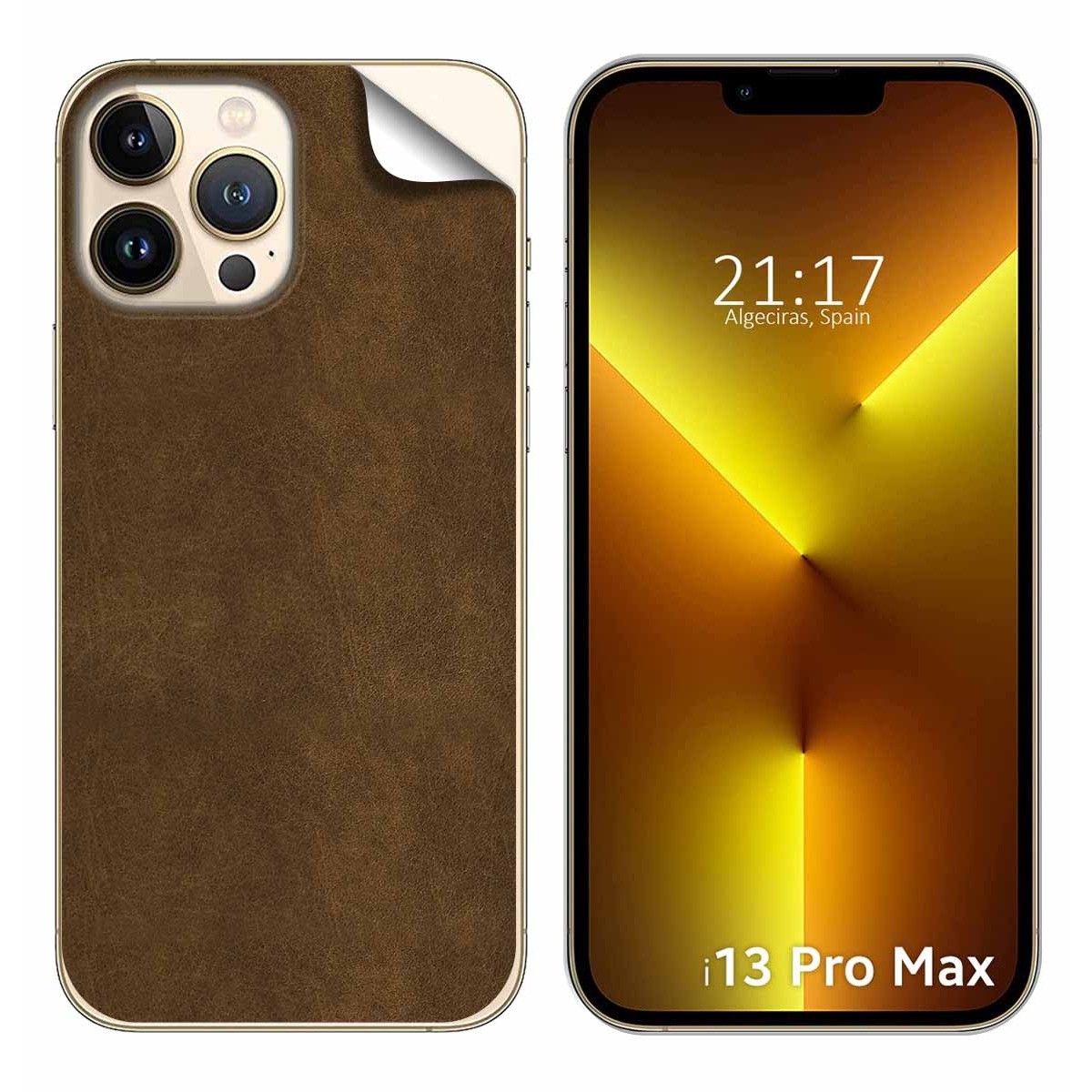 Pegatina Vinilo Autoadhesiva Textura Piel compatible con Iphone 13 Pro Max (6.7)