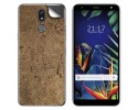 Pegatina Vinilo Autoadhesiva Textura Corcho para Lg K40