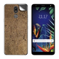 Pegatina Vinilo Autoadhesiva Textura Corcho para Lg K40