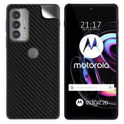Pegatina Vinilo Autoadhesiva Textura Carbono para Motorola Edge 20