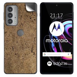 Pegatina Vinilo Autoadhesiva Textura Corcho para Motorola Edge 20