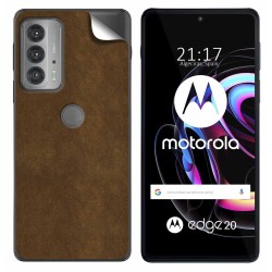Pegatina Vinilo Autoadhesiva Textura Piel para Motorola Edge 20