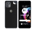 Pegatina Vinilo Autoadhesiva Textura Carbono para Motorola Edge 20 Lite
