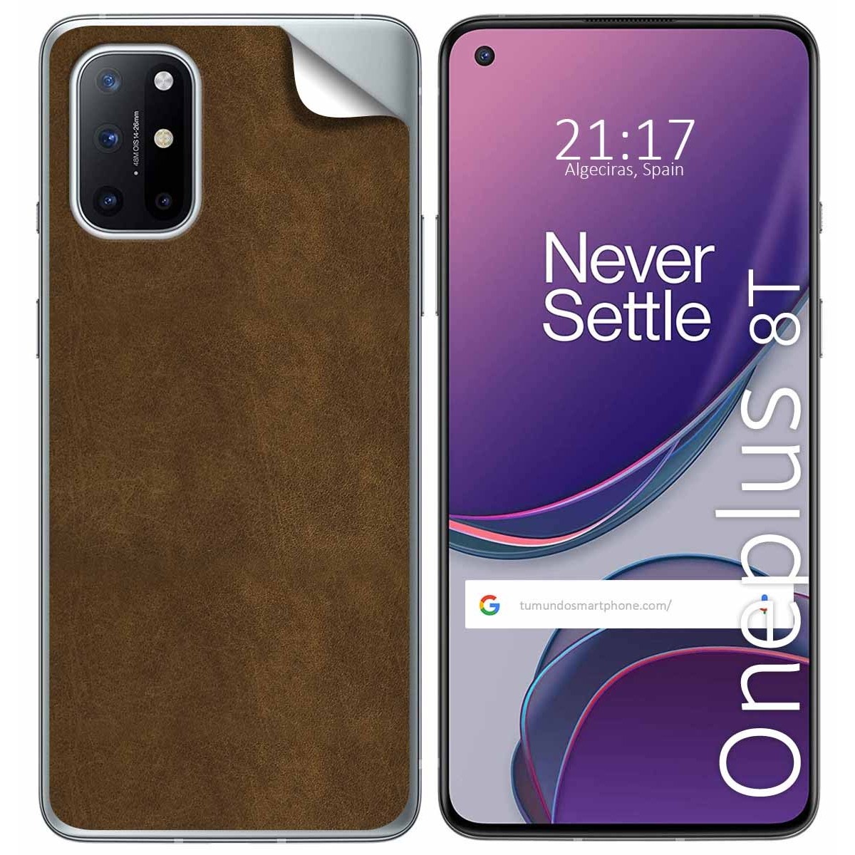 Pegatina Vinilo Autoadhesiva Textura Piel para OnePlus 8T 5G