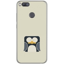 Funda Gel Tpu para Xiaomi Mi 5X / Mi A1 Diseño Pingüino Dibujos