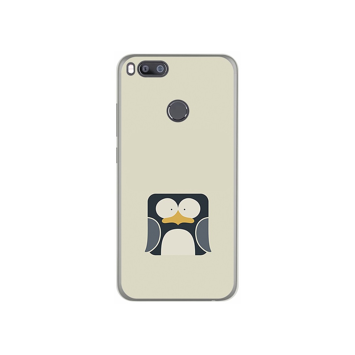 Funda Gel Tpu para Xiaomi Mi 5X / Mi A1 Diseño Pingüino Dibujos