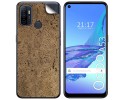 Pegatina Vinilo Autoadhesiva Textura Corcho para Oppo A53 / A53s
