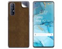 Pegatina Vinilo Autoadhesiva Textura Piel para Oppo Find X2 Neo