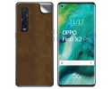 Pegatina Vinilo Autoadhesiva Textura Piel para Oppo Find X2 Pro