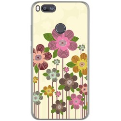 Funda Gel Tpu para Xiaomi Mi 5X / Mi A1 Diseño Primavera En Flor  Dibujos