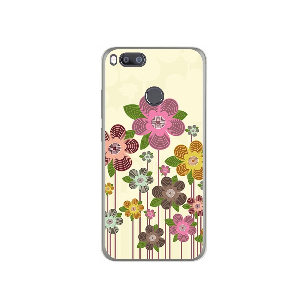 Funda Gel Tpu para Xiaomi Mi 5X / Mi A1 Diseño Primavera En Flor  Dibujos