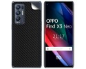 Pegatina Vinilo Autoadhesiva Textura Carbono para Oppo Find X3 Neo 5G