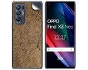 Pegatina Vinilo Autoadhesiva Textura Corcho para Oppo Find X3 Neo 5G