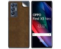 Pegatina Vinilo Autoadhesiva Textura Piel para Oppo Find X3 Neo 5G
